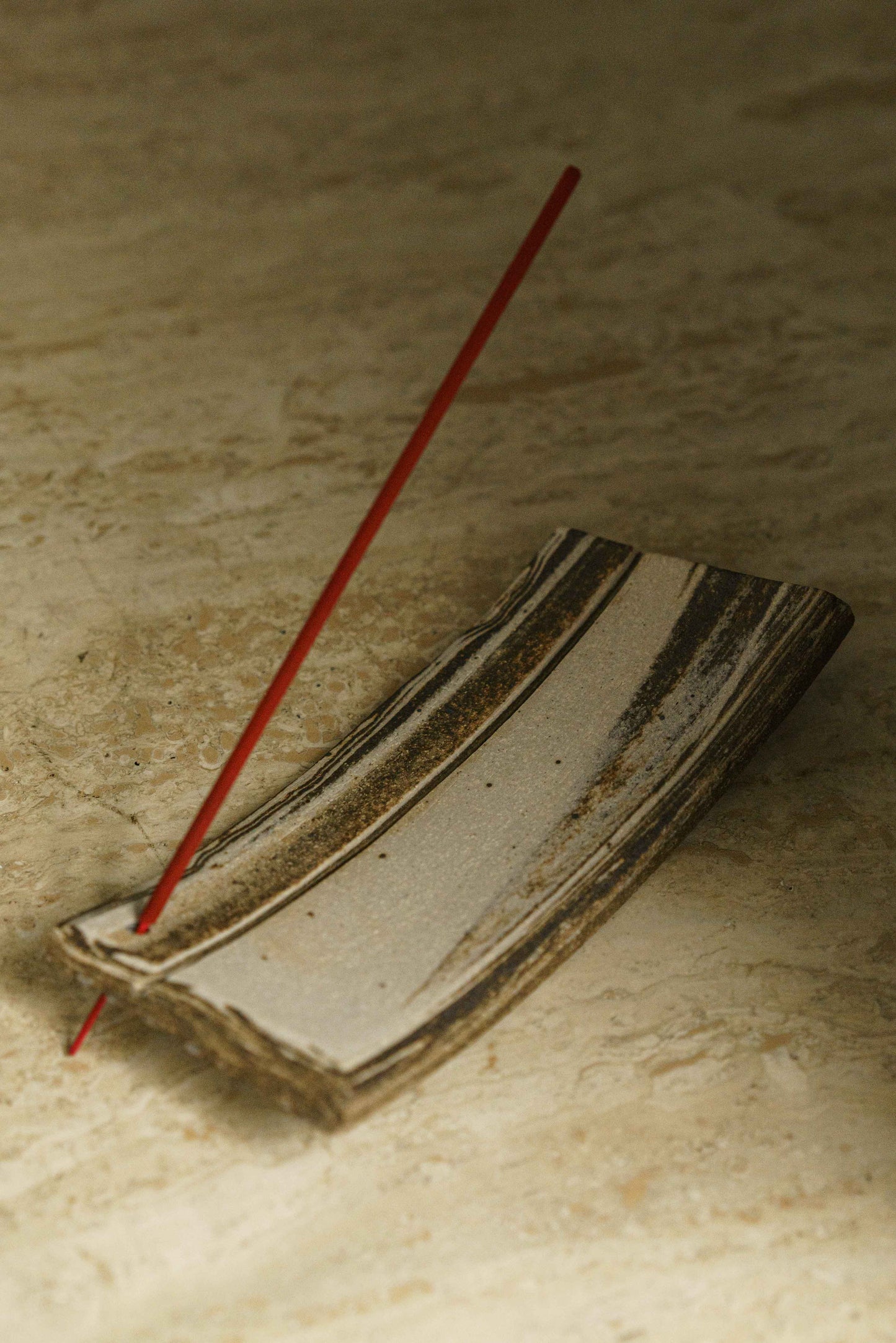 Marbled Incense Holder (Corner)