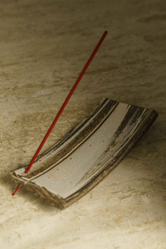 Marbled Incense Holder (Corner)