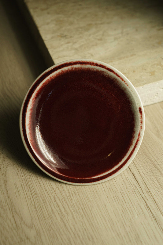 Small Dish in Cranberry