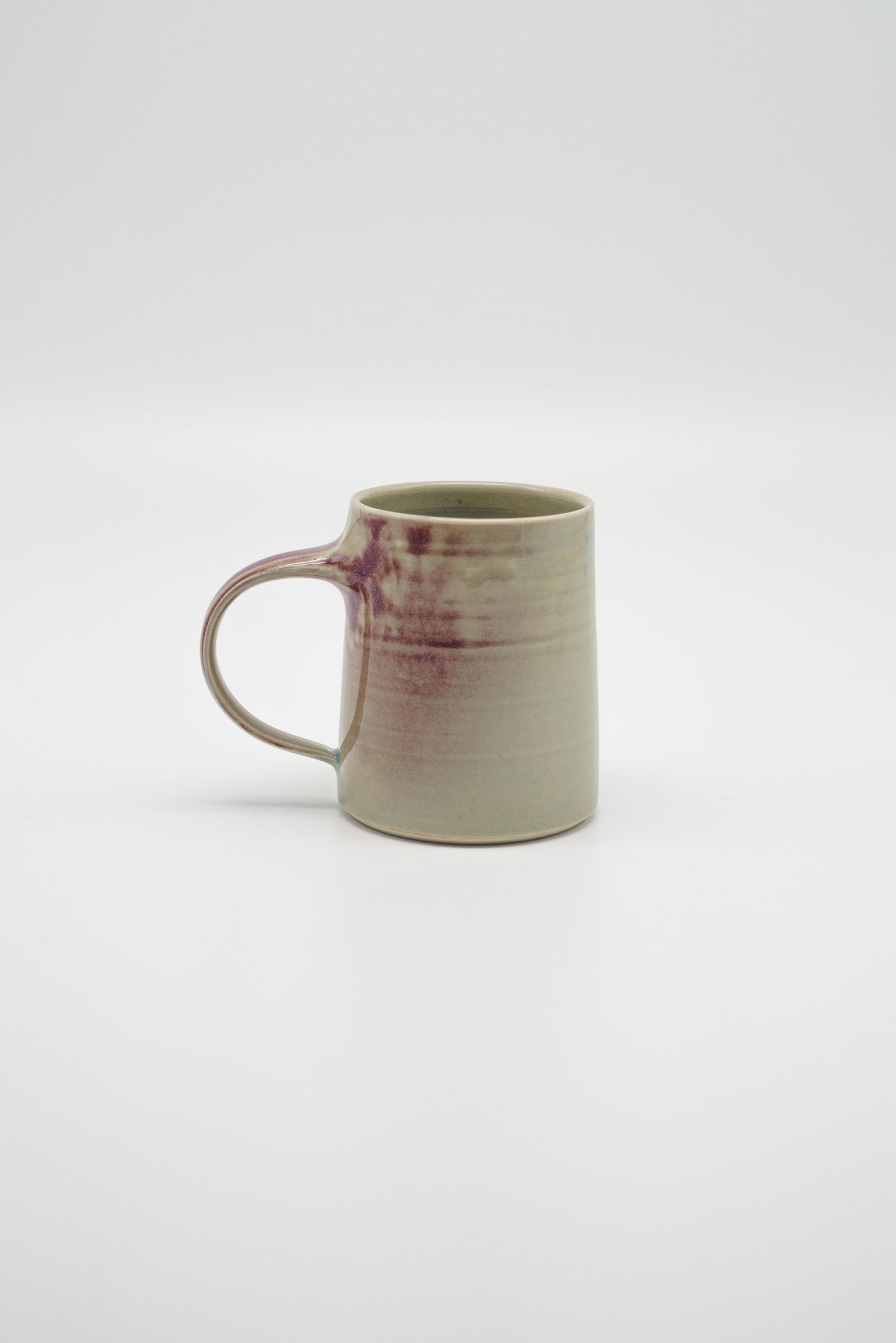 Straight Mug in Chun Blue with Blush