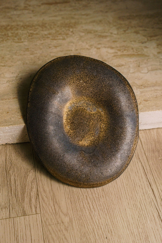 Metallic Bronze Trinket/Incense Dish