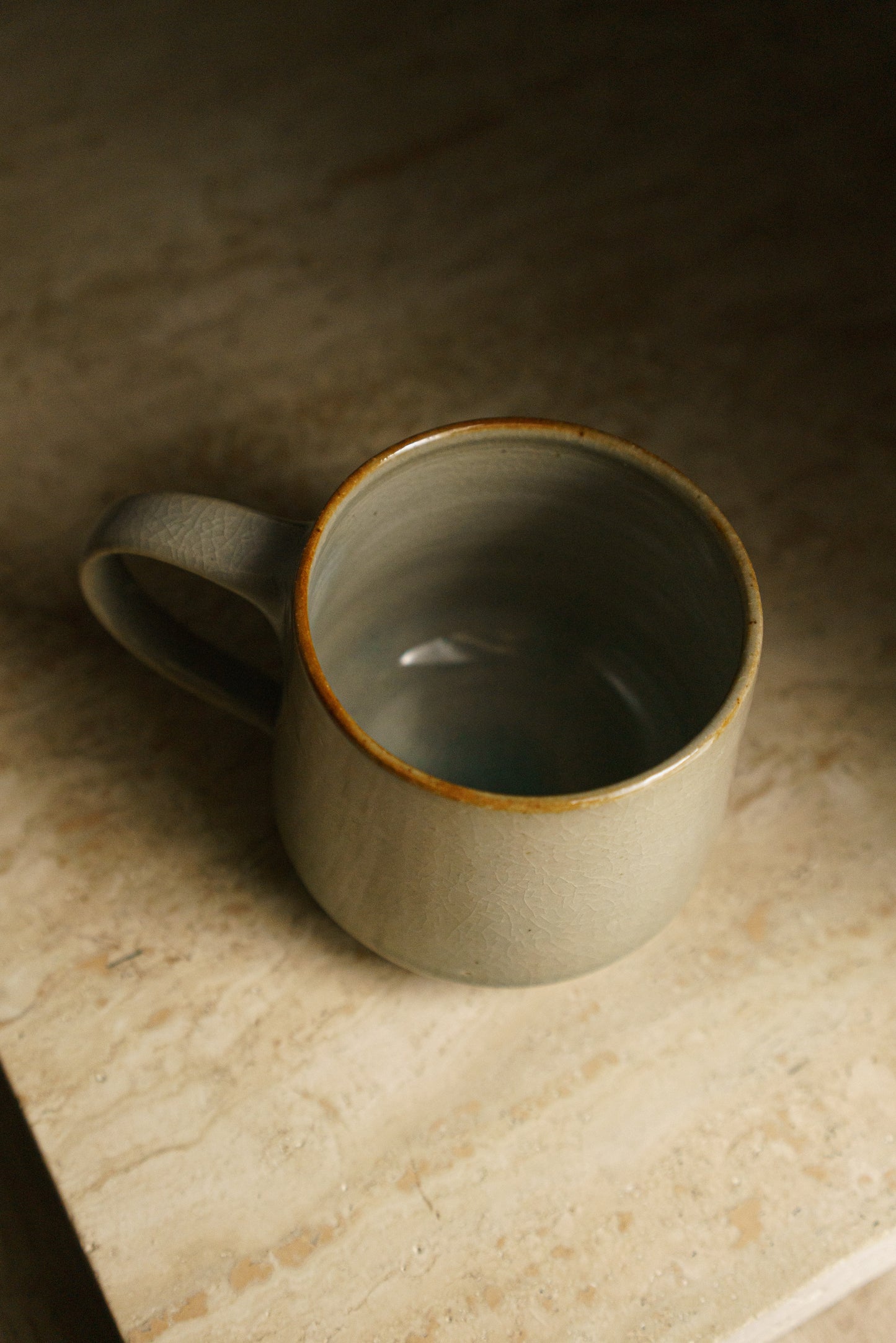 Strawberry Mug in Celadon