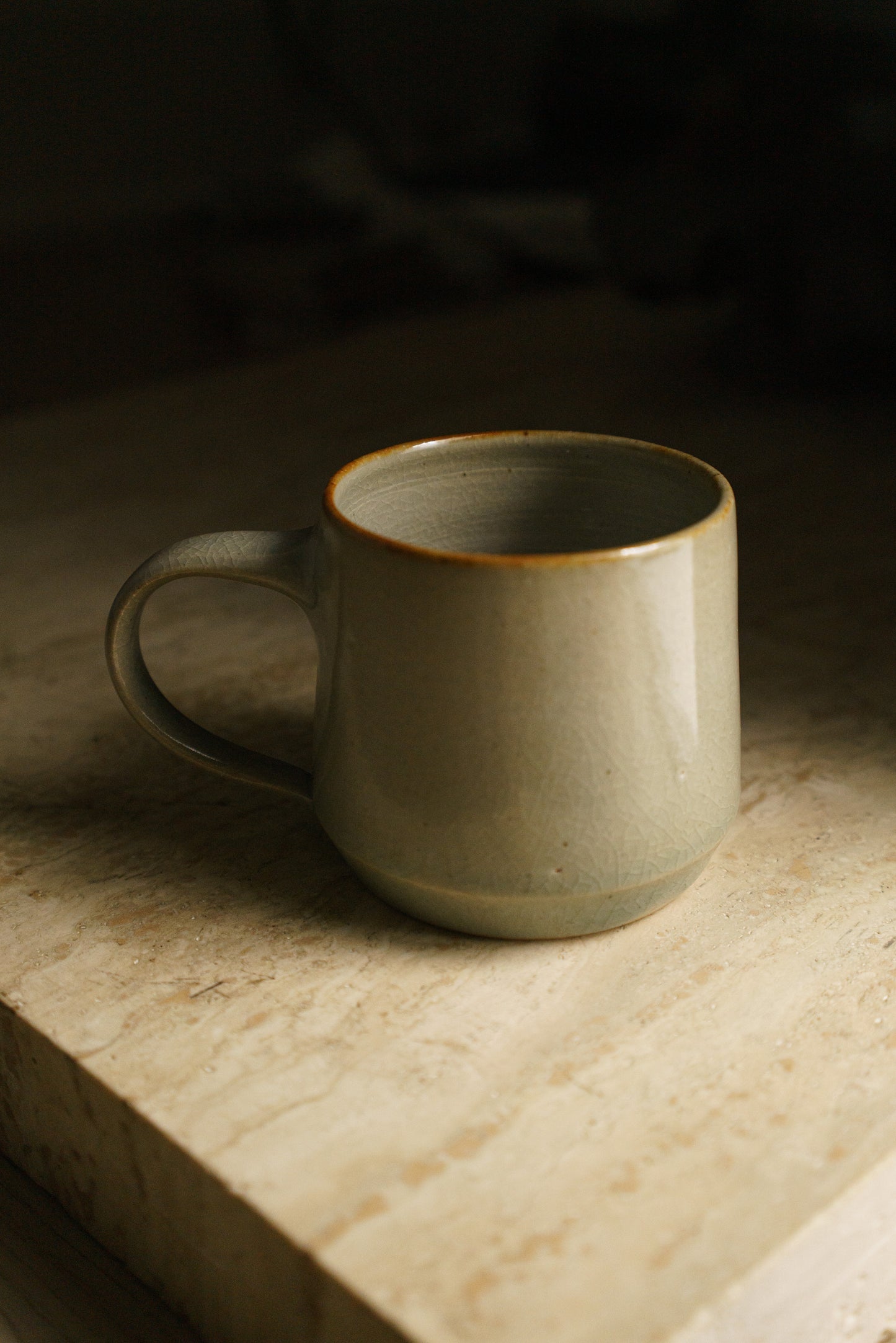 Strawberry Mug in Celadon