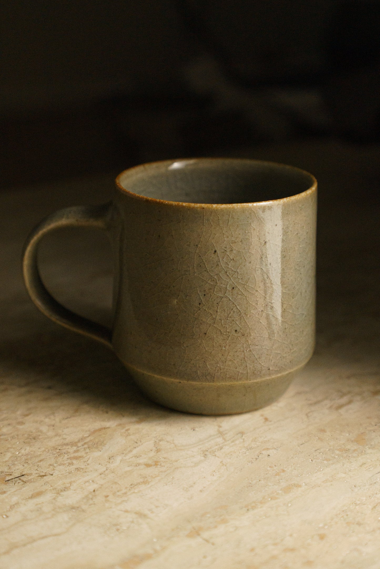 Slender Strawberry Mug in Celadon