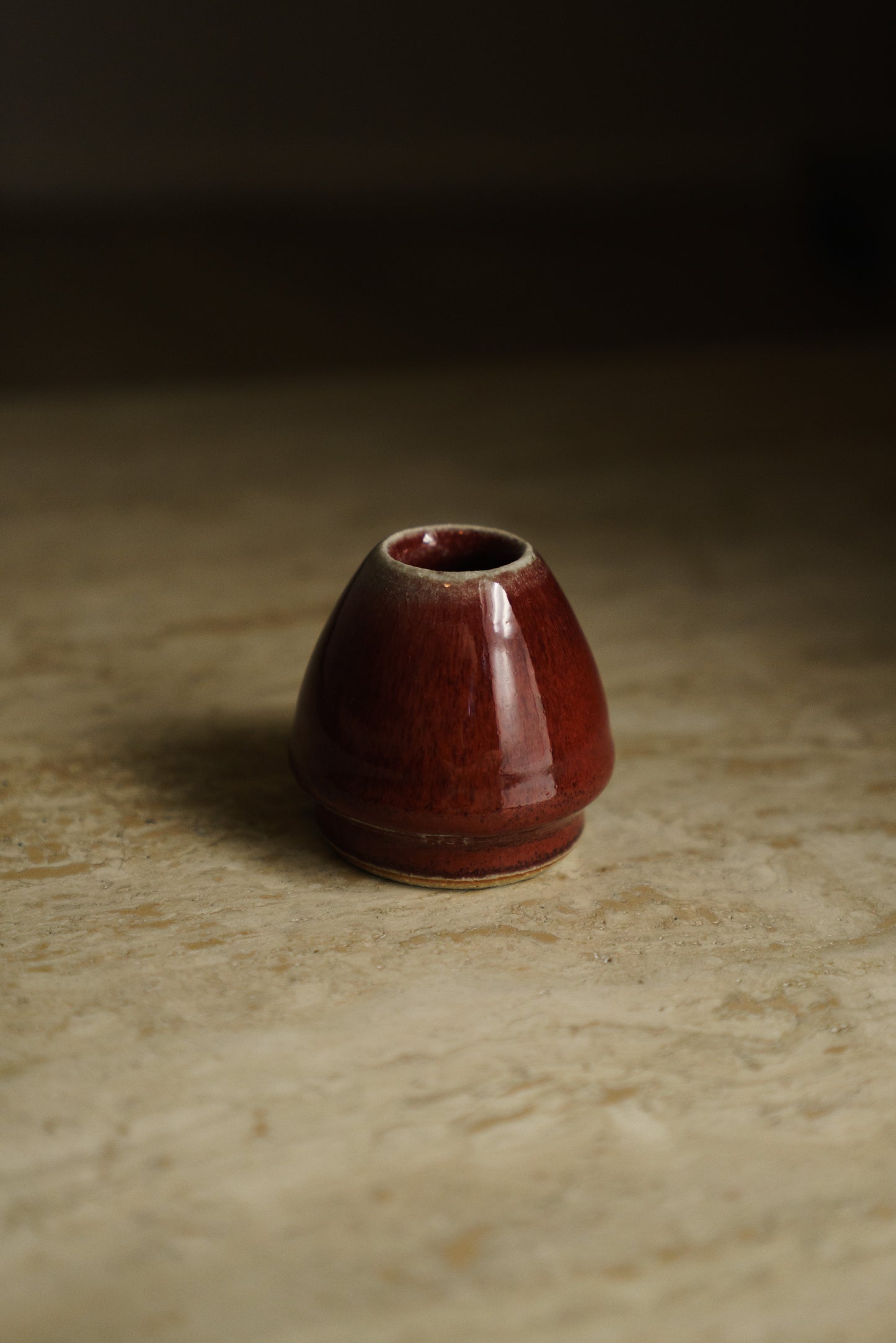 Matcha Whisk Stand in Deep Cranberry