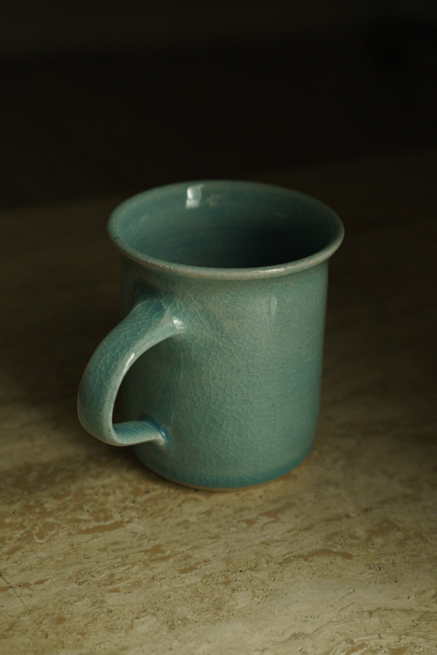 Flared Rim Mug in Turquoise