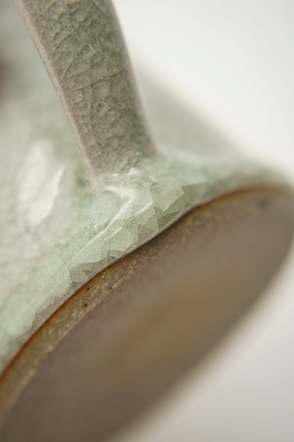 Straight-Walled Mug in Blue-Green Ice Crack