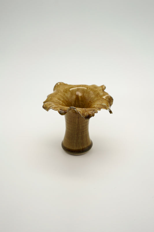 Amber Flower Vase