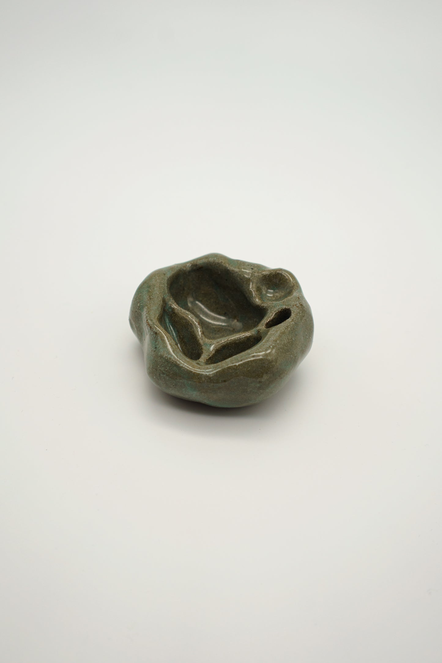 Round Green Trinket Holder