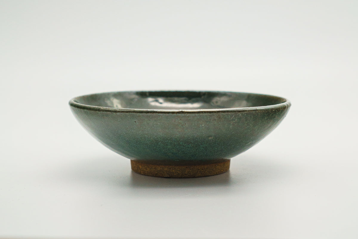 Medium Bowl in Dark Oribe Green